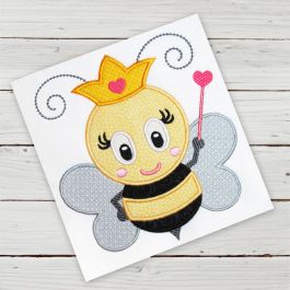 Queen Bee Machine Embroidery Designs By Juju Sew Embroidable