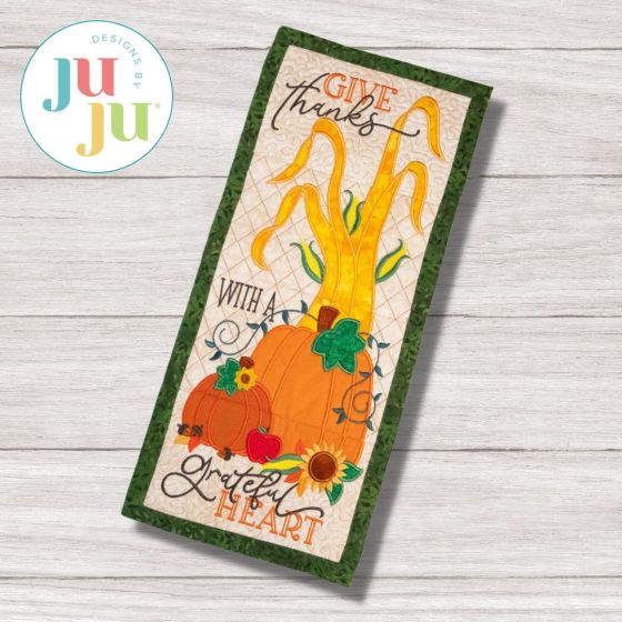 Ith Fall Harvest Wall Hanging Machine Embroidery Designs By Juju