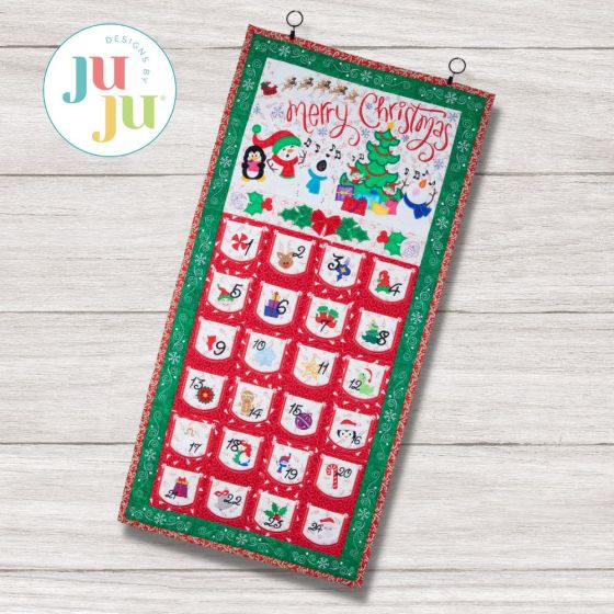 Ith Whimsical Advent Calendar Machine Embroidery Designs By Juju