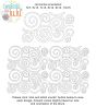 Double Swirls End To End Quilting Design Machine Embroidery Designs