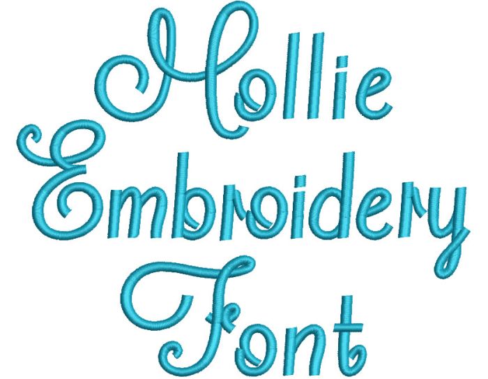 Mollie Embroidery Font Machine Embroidery Designs by JuJu