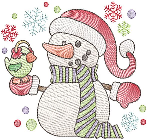 Be Jolly 4 Sketch Machine Embroidery Designs By JuJu