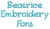 Mia Embroidery Font | Machine Embroidery Designs by JuJu