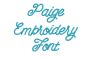 Harper Embroidery Font 