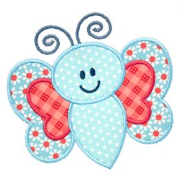 Blissful Butterfly Appliques Machine Embroidery Designs Applique Pattern in  3 sizes 4, 5 and 6