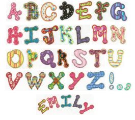 Dotty Alphabet Applique Machine Embroidery Font | Designs by JuJu