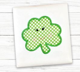 Smiley Shamrock | Machine Embroidery Designs by JuJu