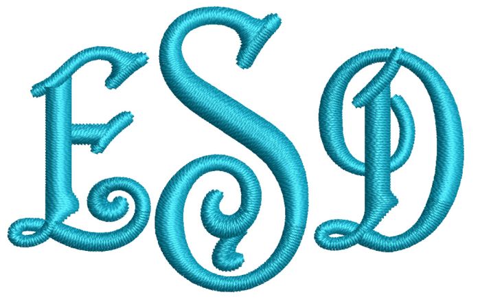 Carson Embroidery Monogram Machine Embroidery Designs by JuJu