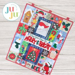 Merry and Bright Machine Embroidery Quilt multi-format CD from Smith Street with Optional Merry and Bright popular Accessory Kit