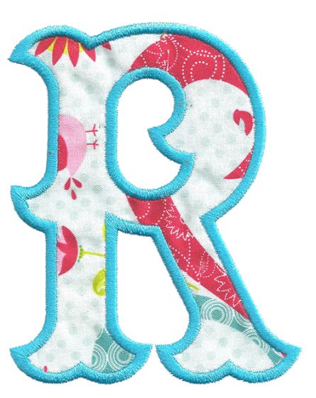 Wanda Applique Alphabet | Machine Embroidery Designs by JuJu