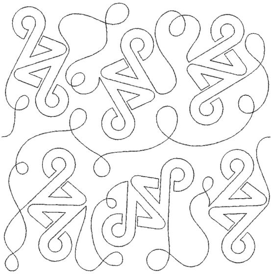 Celtic Twist End-to-End Quilting Design | Machine Embroidery Designs by ...