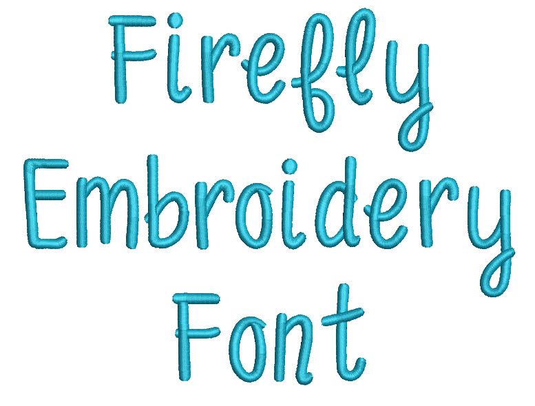 Firefly Embroidery Font Machine Embroidery Designs Designs by JuJu