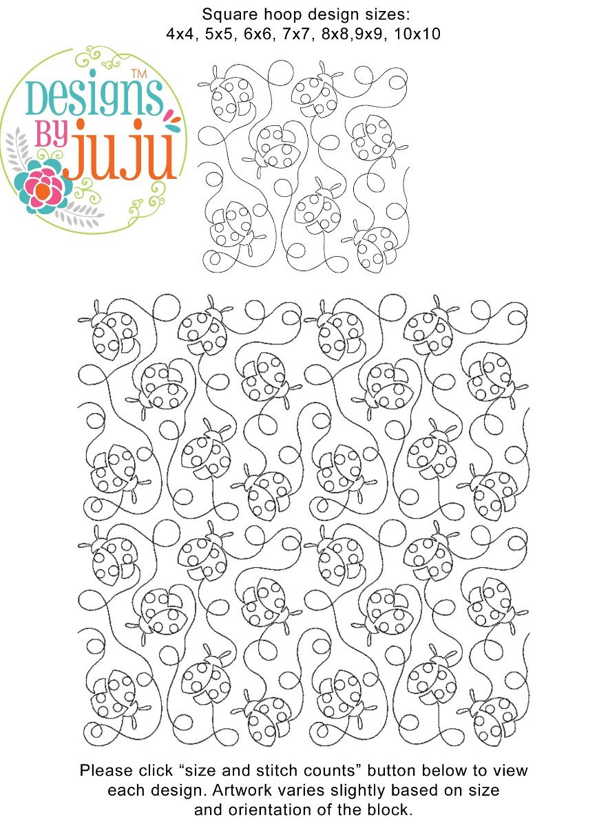 Free ladybug Embroidery Design - Machine Embroidery - 6 Sizes - Instant  Download Machine Embroidery Designs - Patterns & Fonts