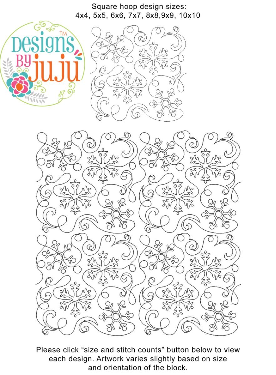 Winter Flurry Quilt Pattern (Instant Download) 