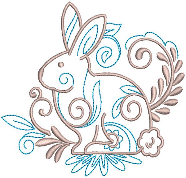 Elegant Easter Motifs 1 Machine Embroidery Designs by JuJu