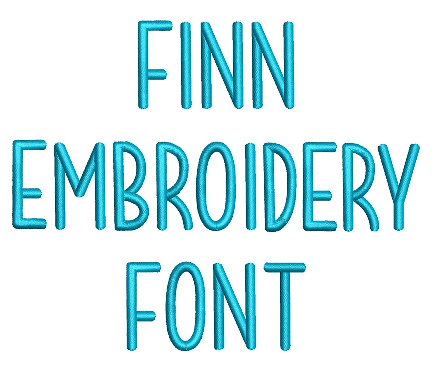 Finn Embroidery Font | Machine Embroidery Designs by JuJu