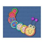 Cute Bugs Applique Machine Embroidery Designs | Designs by JuJu