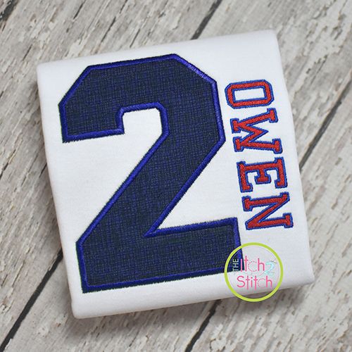 3.8″ Freshman Applique FONT (26 Files Included) CAPITAL LETTERS SET –  Sports Jersey Numbers 4 x 4 Hoop – Digital Embroidery Design – Nana's  Handmade Baby Boutique