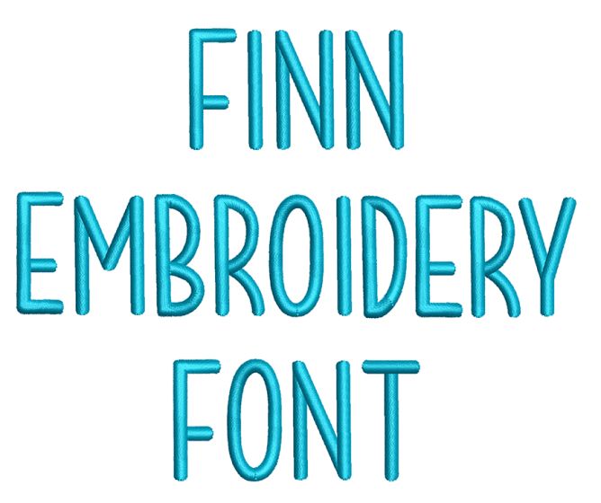 Finn Embroidery Font | Machine Embroidery Designs by JuJu