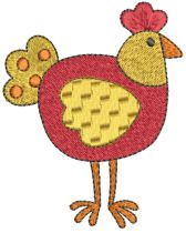 Chickens Applique Machine Embroidery Designs | Designs by JuJu