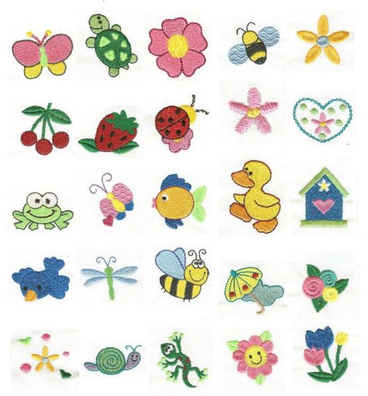 Spring Flower Bee Machine Embroidery Designs | Designs by JuJu