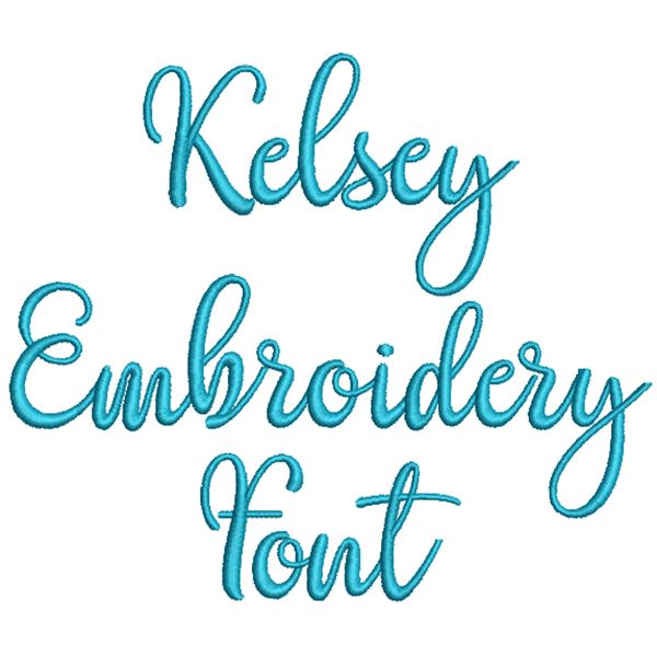 Kelsey Embroidery Font | Machine Embroidery Designs by JuJu