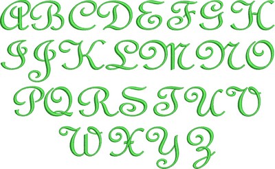 Maddison Embroidery Font